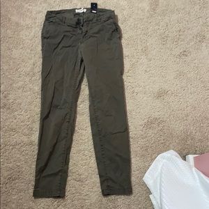 Green khaki pants
